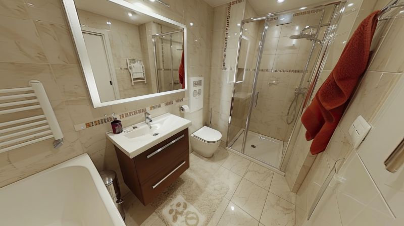 Completed Bathroom with Modern Design